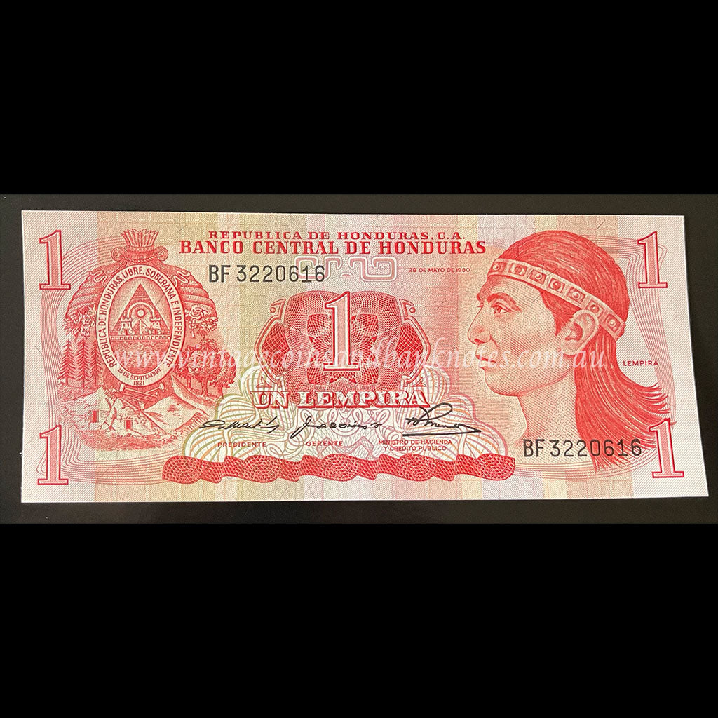 Honduras 1980 1 Lempira UNC