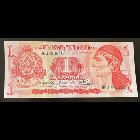 Honduras 1980 1 Lempira UNC