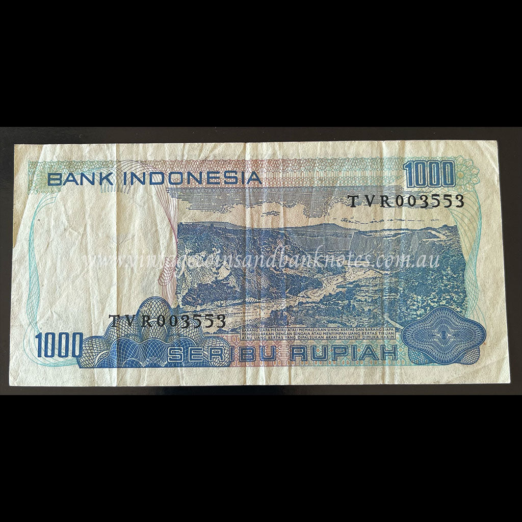 Indonesia 1980 1000 Rupiah VF