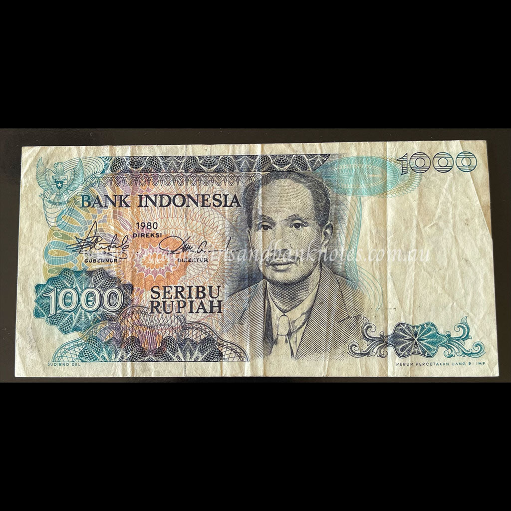 Indonesia 1980 1000 Rupiah VF