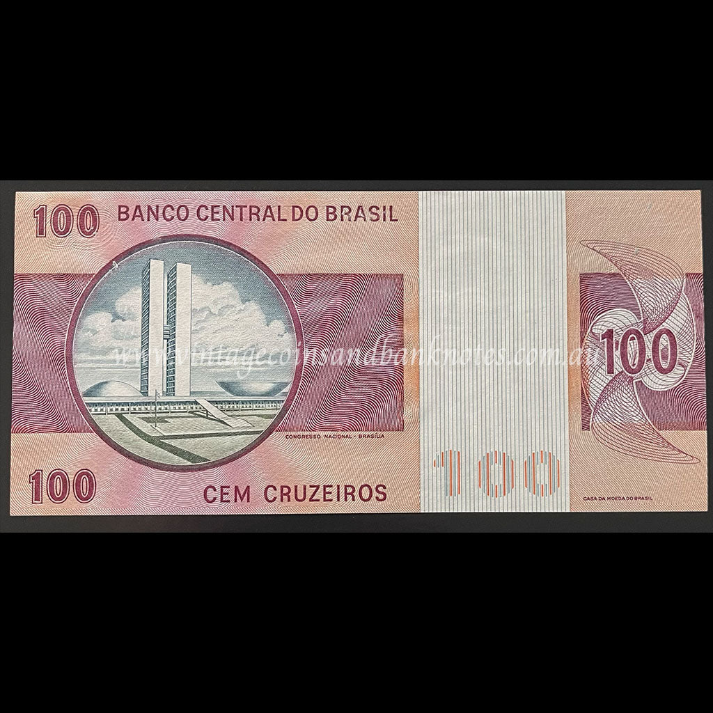 Brazil ND (1981) 100 Cruzeiros UNC
