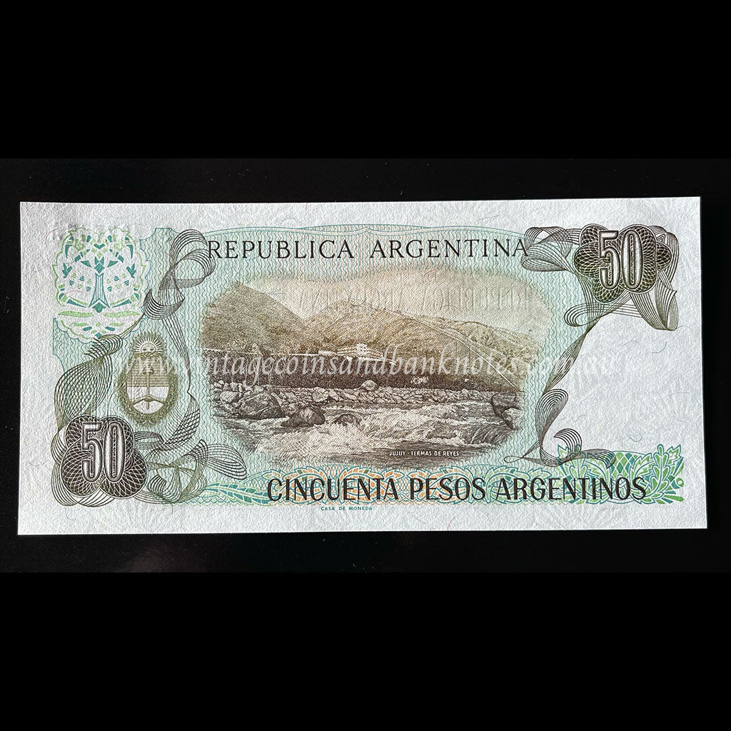 Argentina ND (1983-85) 50 Pesos Argentinos UNC