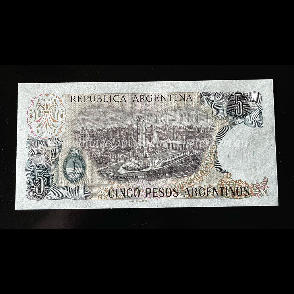 Argentina ND (1983-84) 5 Pesos Argentinos UNC