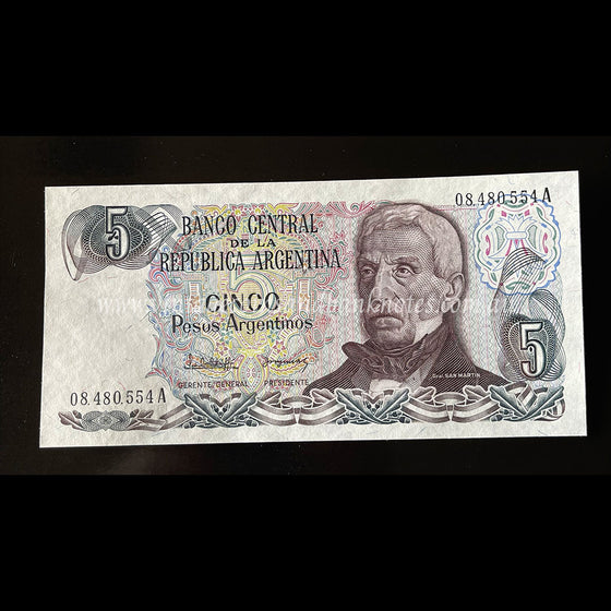 Argentina ND (1983-84) 5 Pesos Argentinos UNC
