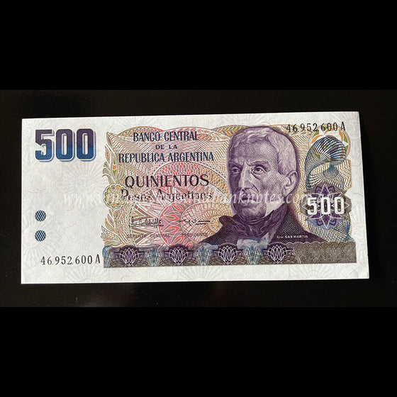 Argentina ND (1984) 500 Pesos Argentinos UNC