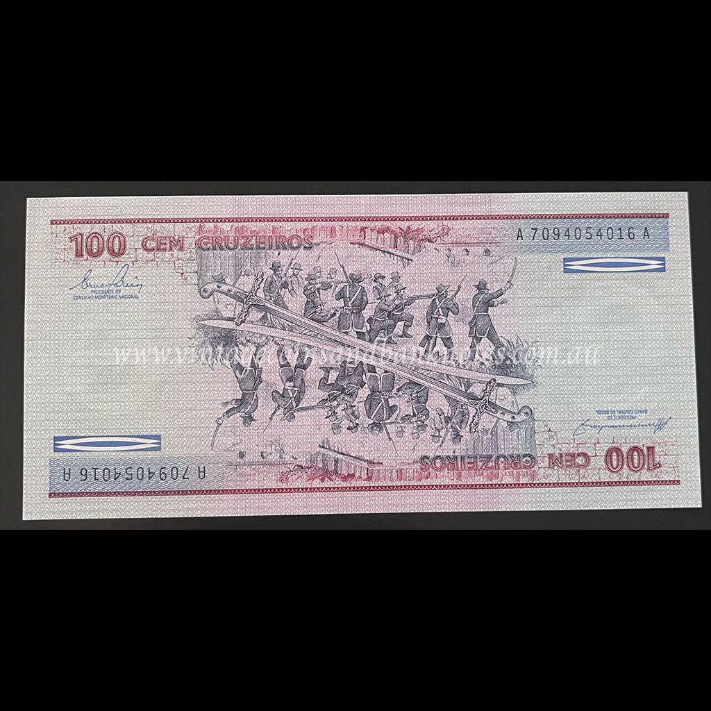 Brazil ND (1984) 100 Cruzeiros UNC