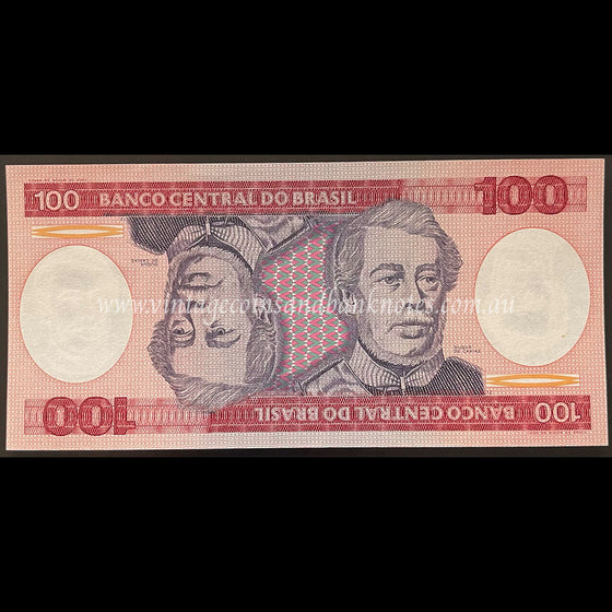Brazil ND (1984) 100 Cruzeiros UNC