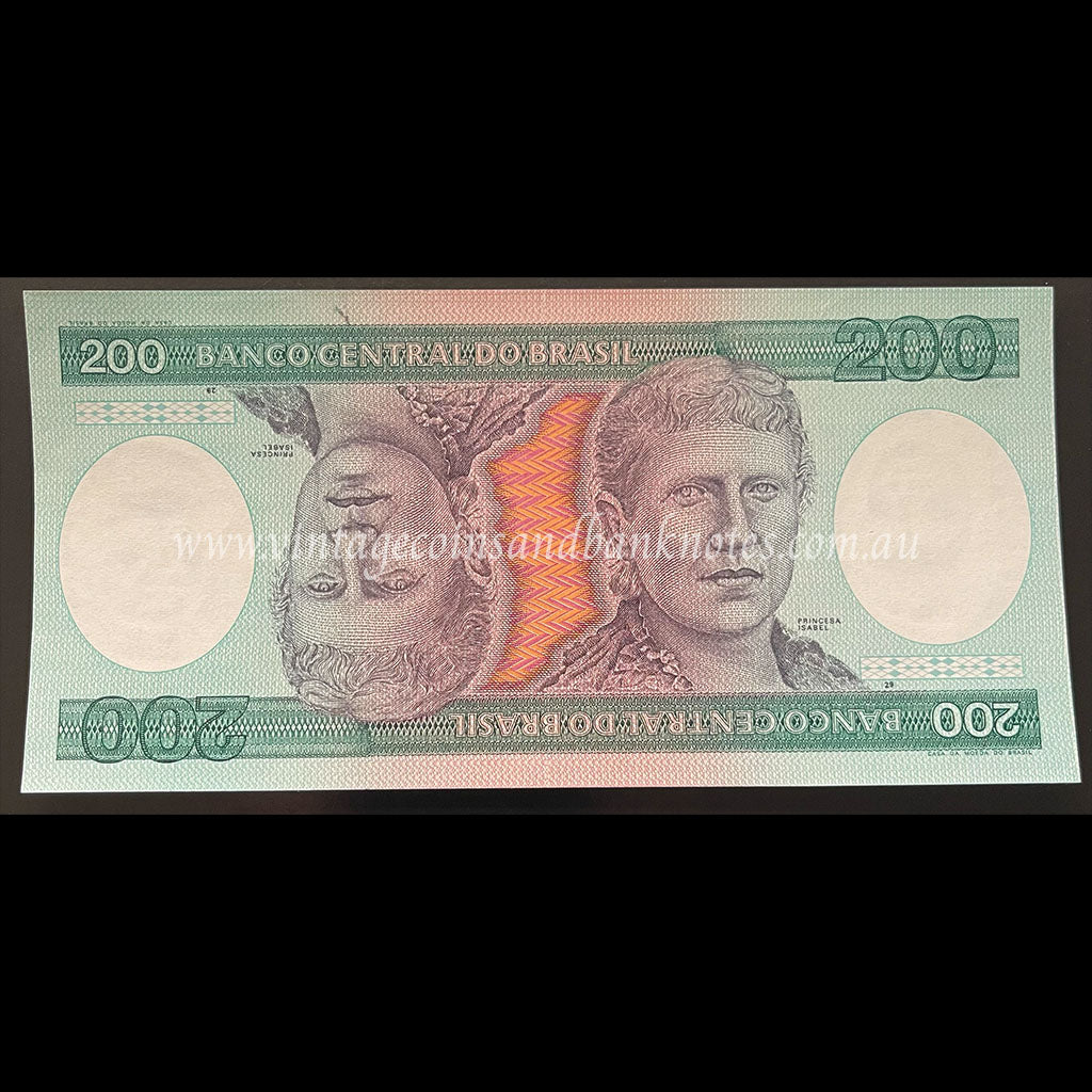 Brazil ND (1984) 200 Cruzeiros UNC