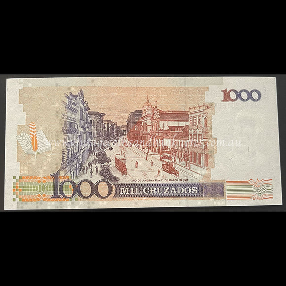 Brazil ND (1988) 1000 Cruzados UNC