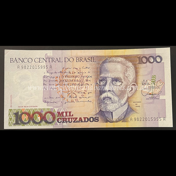 Brazil ND (1988) 1000 Cruzados UNC