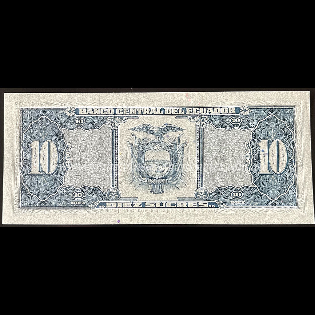 Ecuador 1988 10 Sucres UNC