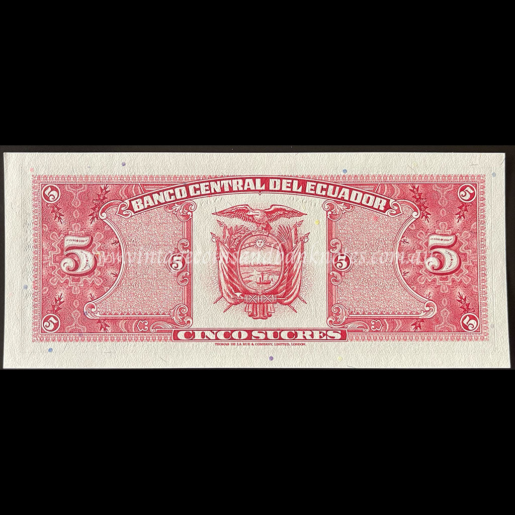 Ecuador 1988 5 Sucres UNC