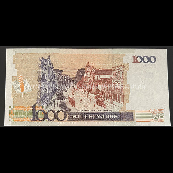 Brazil ND (1989) 1 Cruzado Novo (on 1000 Cruzados) UNC
