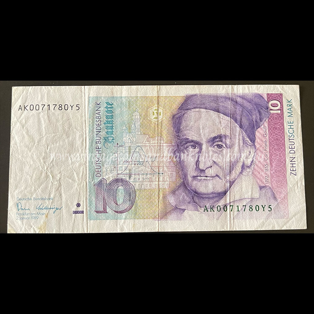 Germany 1989 10 Deutsche Mark VF
