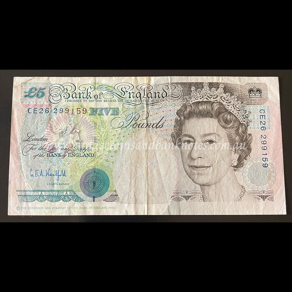 Great Britain ND (1991-98) 5 Pounds VF