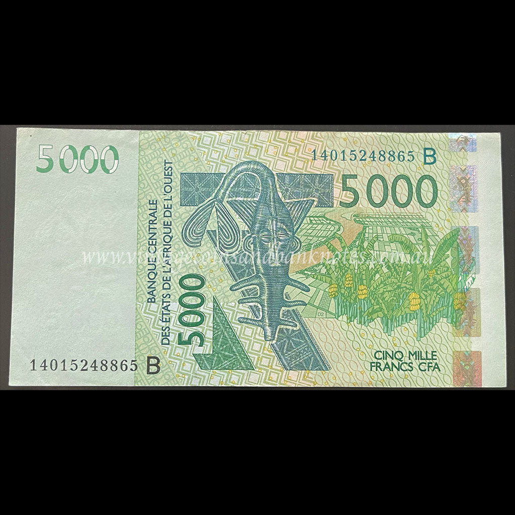Benin 2003 (2014) 5000 Francs UNC