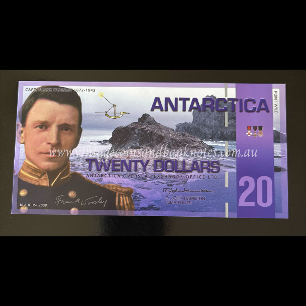 Antarctica 2008 $20 UNC