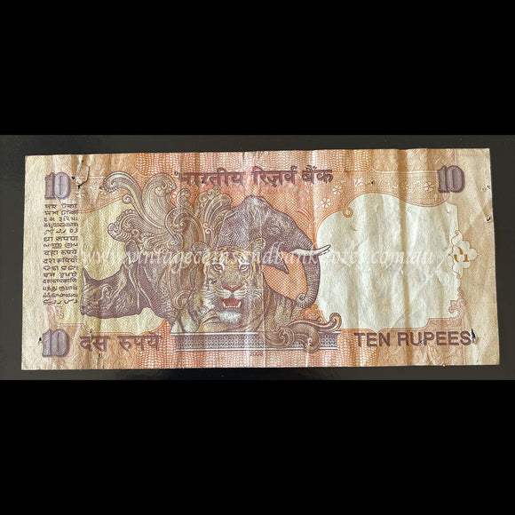India 2008 10 Rupees FINE