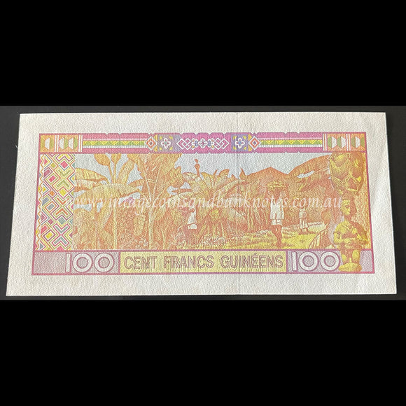 Guinea 2012 100 Francs UNC
