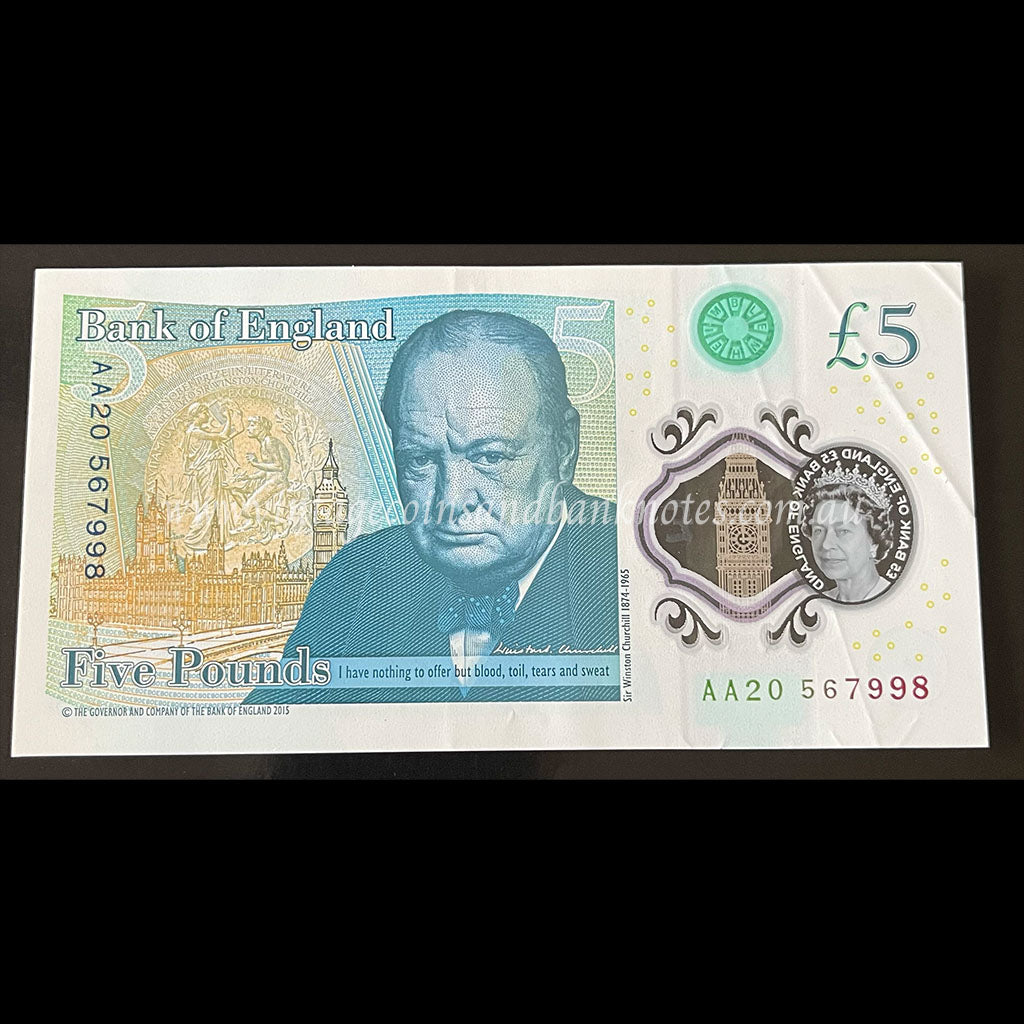 Great Britain 2015 5 Pounds EF