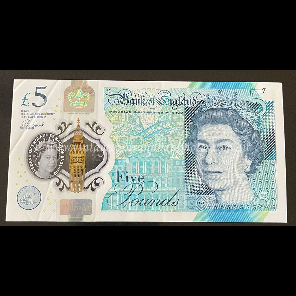 Great Britain 2015 5 Pounds EF