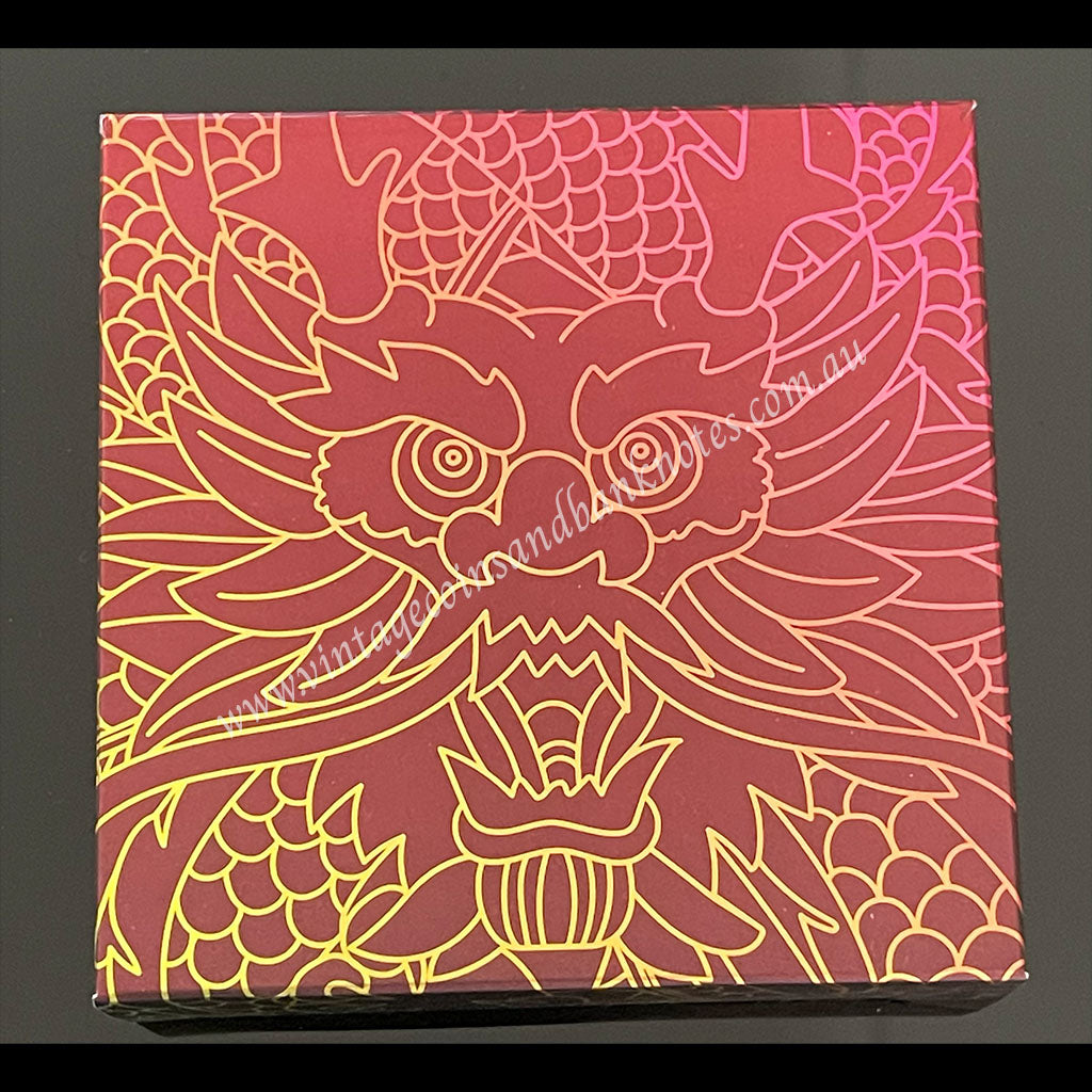 2018 $1 Chinese New Year Dragon 1 oz Silver Tuvalu Proof Coin