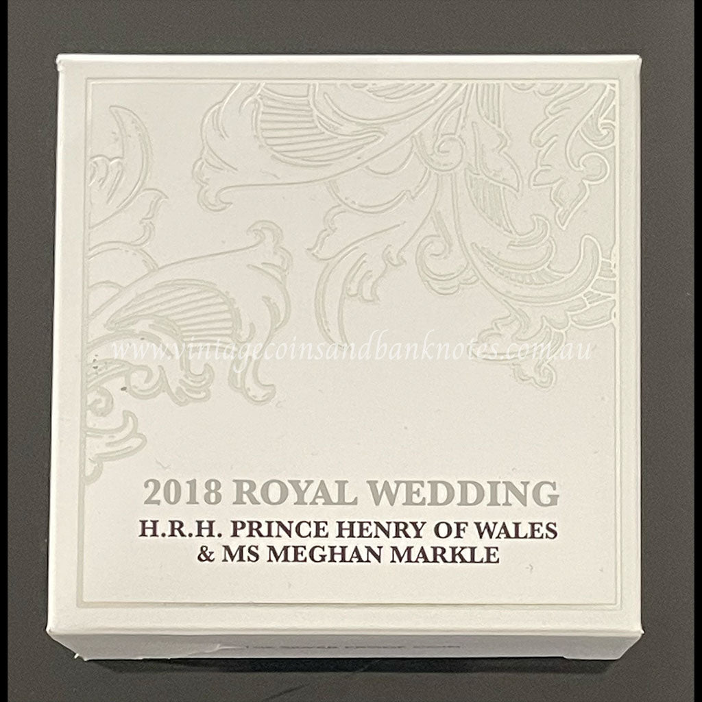 2018 $1 Royal Wedding of HRH Prince Henry of Wales and Ms Meghan Markle 1 oz Silver Proof Coin