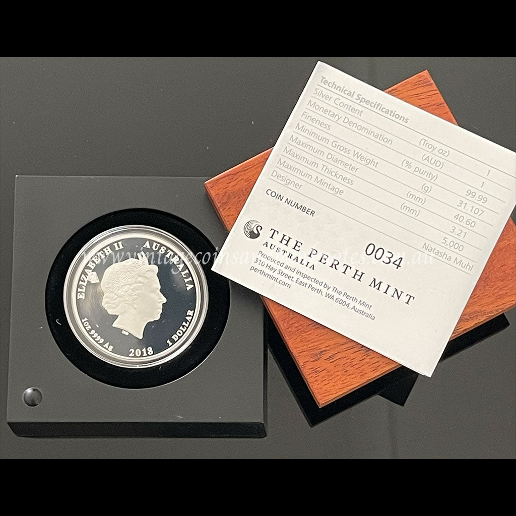 2018 $1 Royal Wedding of HRH Prince Henry of Wales and Ms Meghan Markle 1 oz Silver Proof Coin