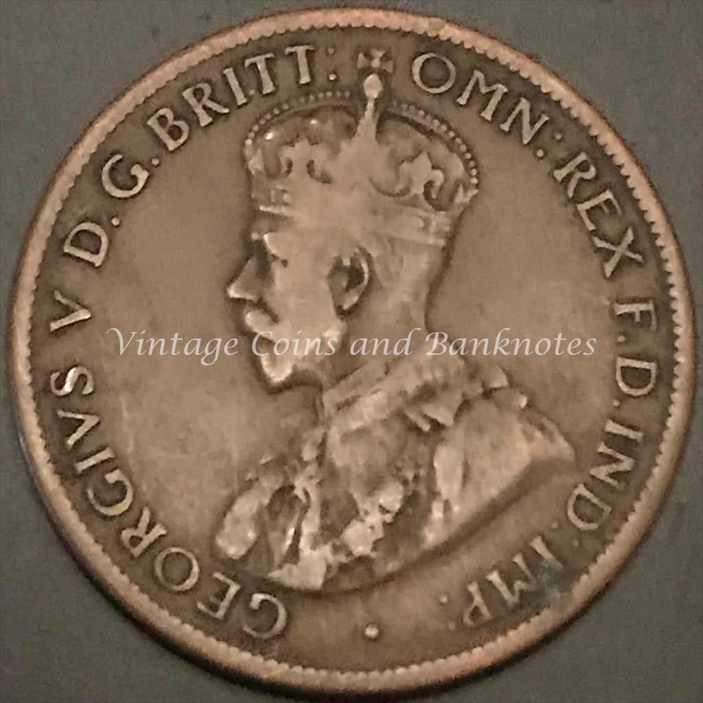 1913L Half Penny George V VF