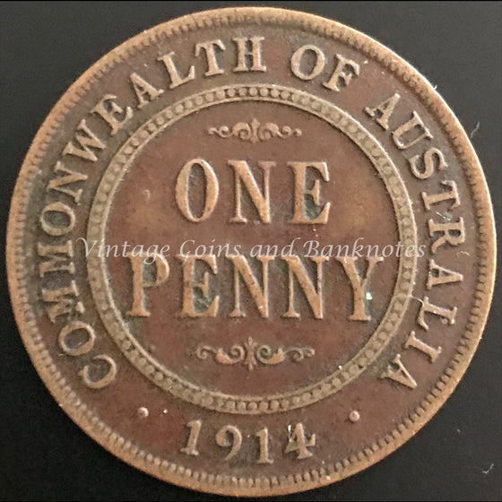 1914 Penny George V aVF