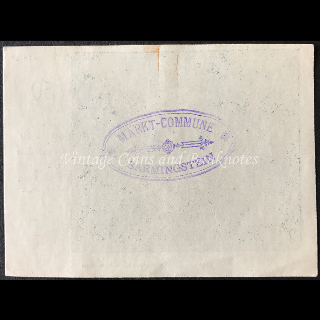 Austria 1920 50 Heller - Sarmingstein Notgeld UNC