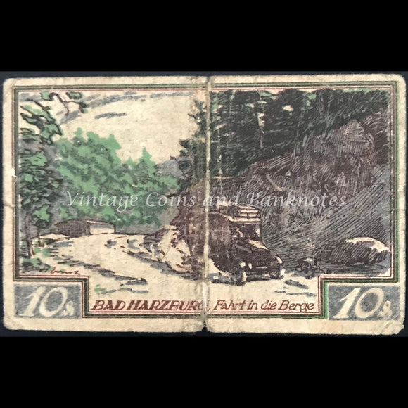 Germany 1921 10 Pfennig - Braunschweig Notgeld VG