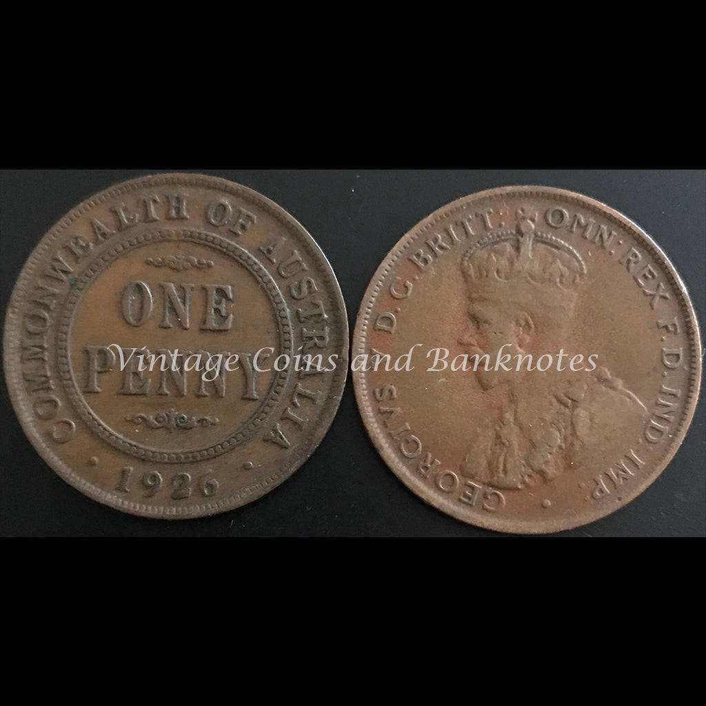 1926 Penny George V aVF