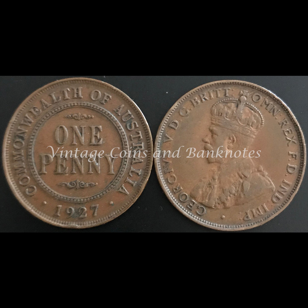 1927 Penny George V aVF