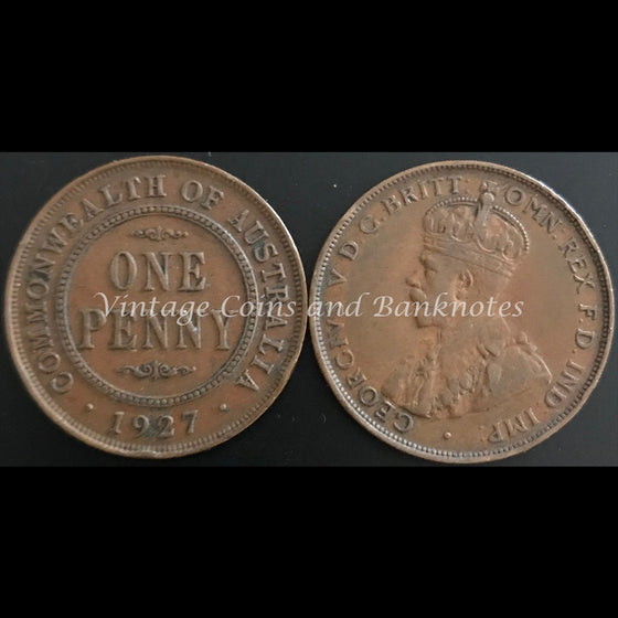 1927 Penny George V aVF