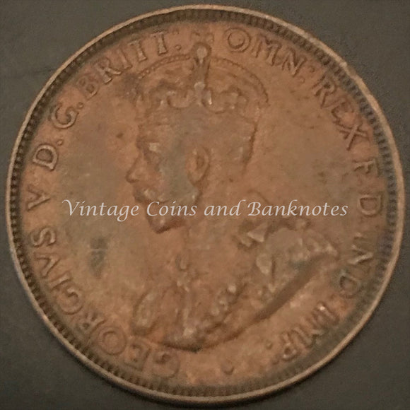 1928M Half Penny George V VF