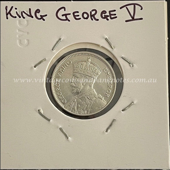 1934 New Zealand Sixpence King George V UNC