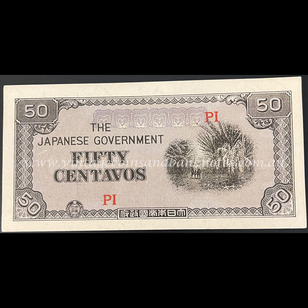 JIM Philippines ND (1942) 50 Centavos UNC