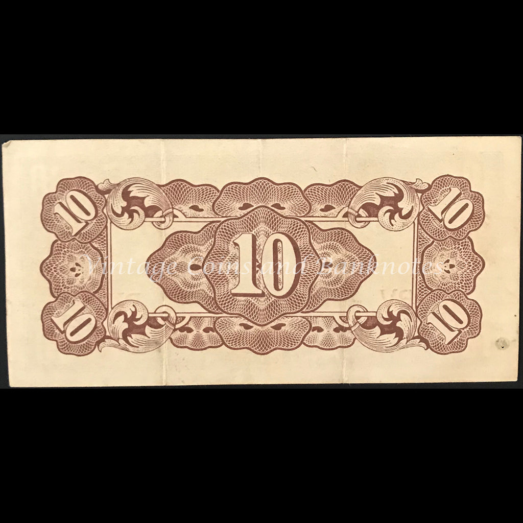 JIM Philippines ND (1942) 10 Centavos EF