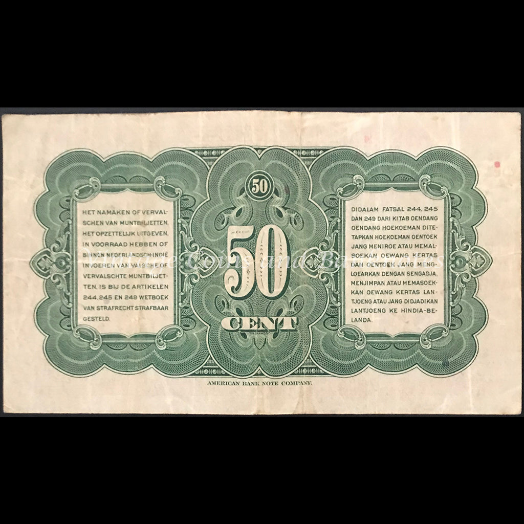 Netherlands Indies 1943 50 Cent VF