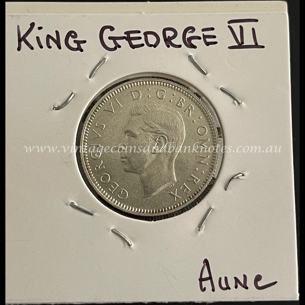 1945 British Shilling King George VI aUNC