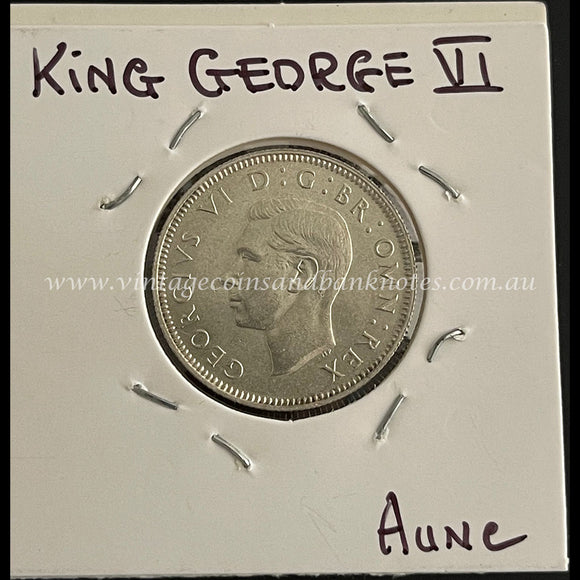 1945 British Shilling King George VI aUNC