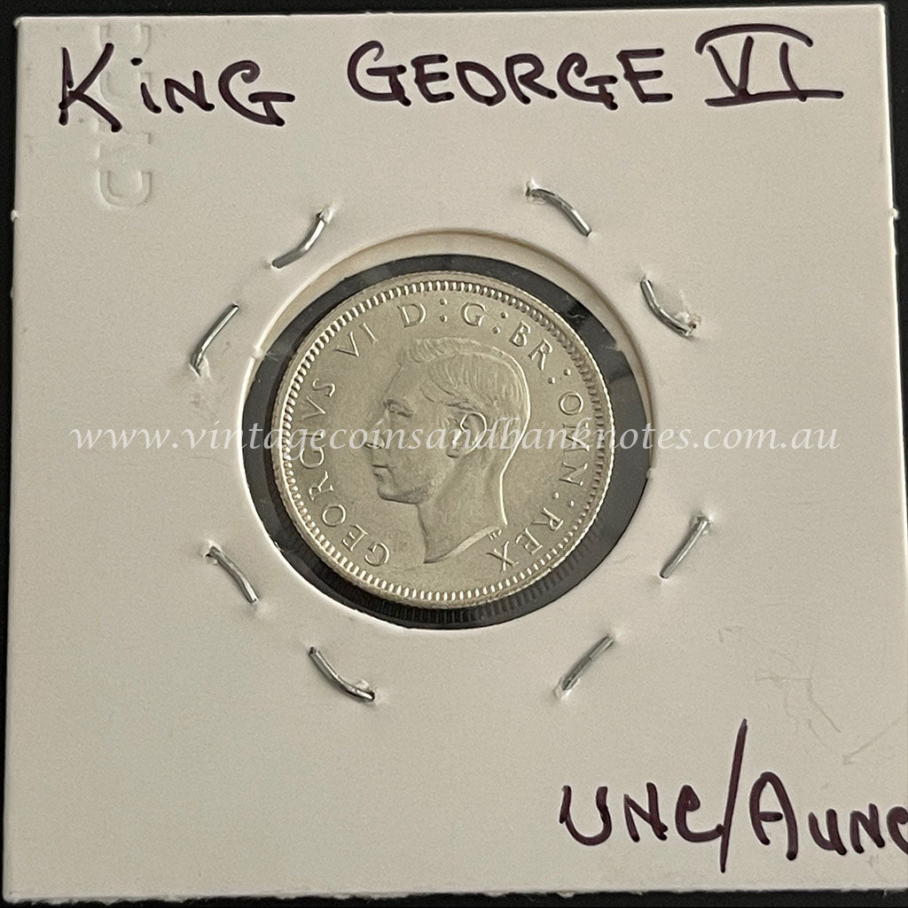 1946 British Sixpence King George VI aUNC/UNC