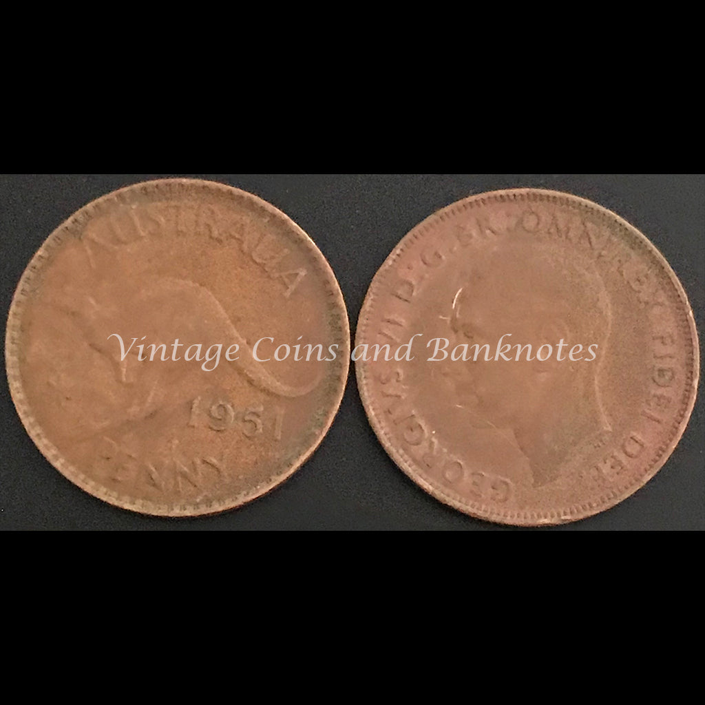 1951 P Y. Penny George VI VF