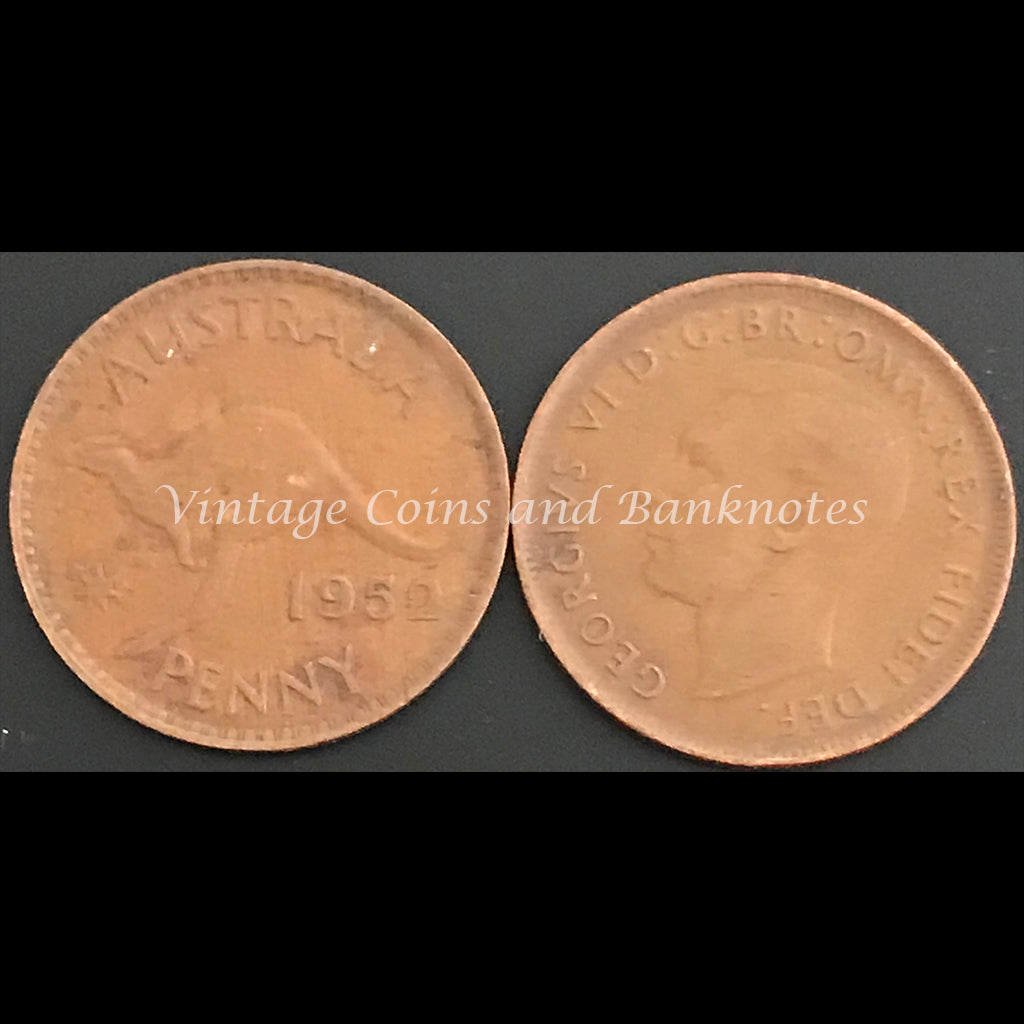 1952 M Penny George VI VF