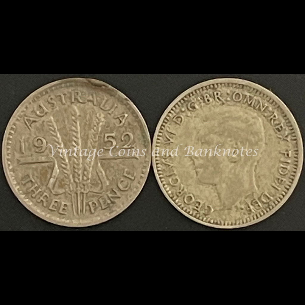 1952 M Threepence George VI FINE