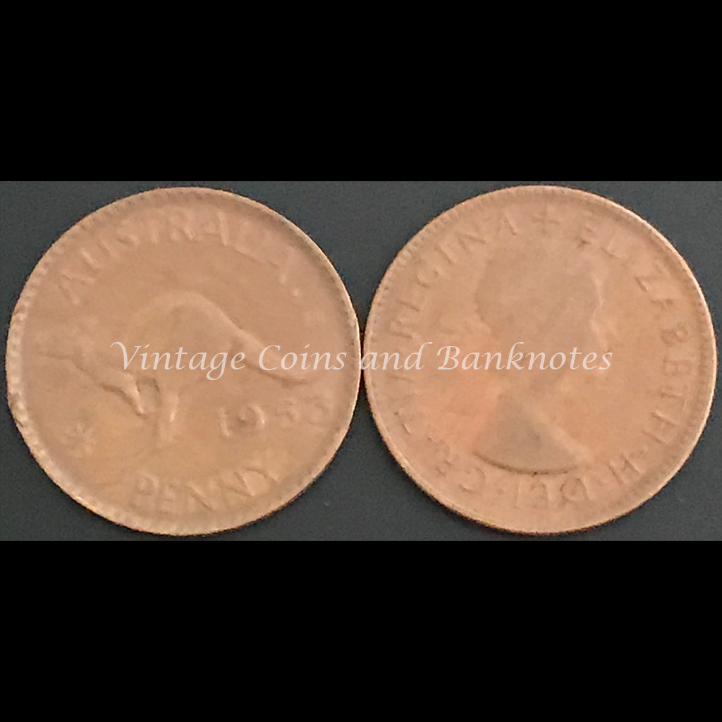 1953 M Penny QEII gFINE+