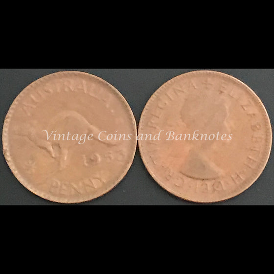 1953 M Penny QEII gFINE+