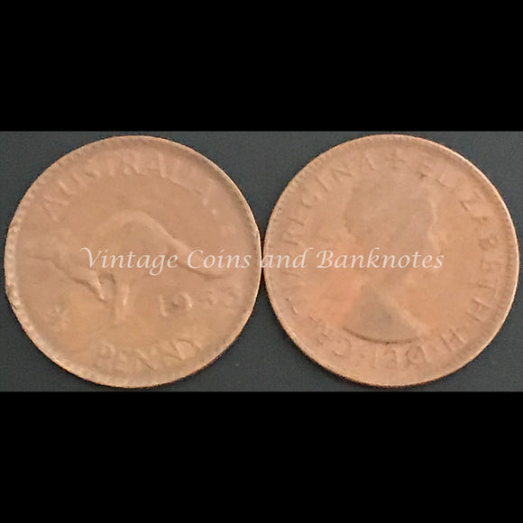1953 M Penny QEII gFINE+