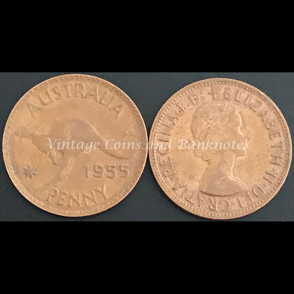 1955 M Penny QEII EF